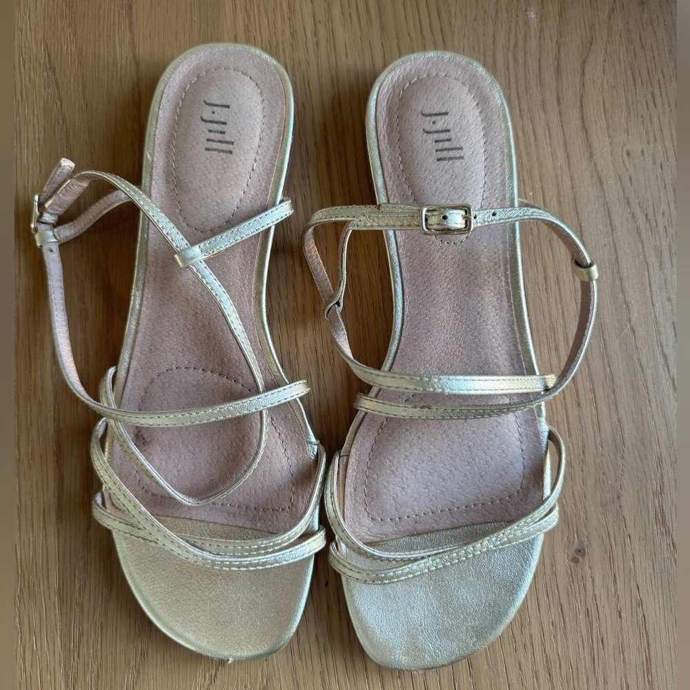 J Jill Gold Sandals